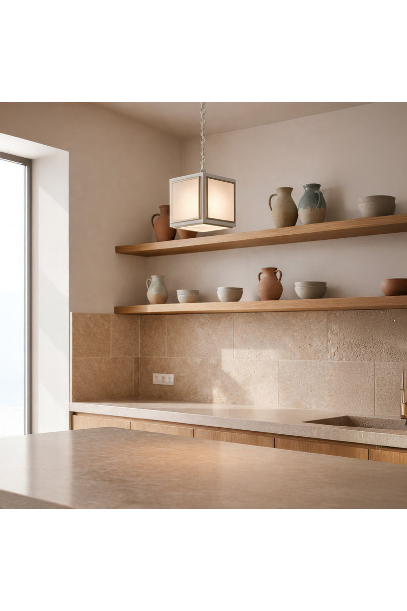 Minimal Kare Sarkıt Avize Modern Tavan Aydınlatma)
