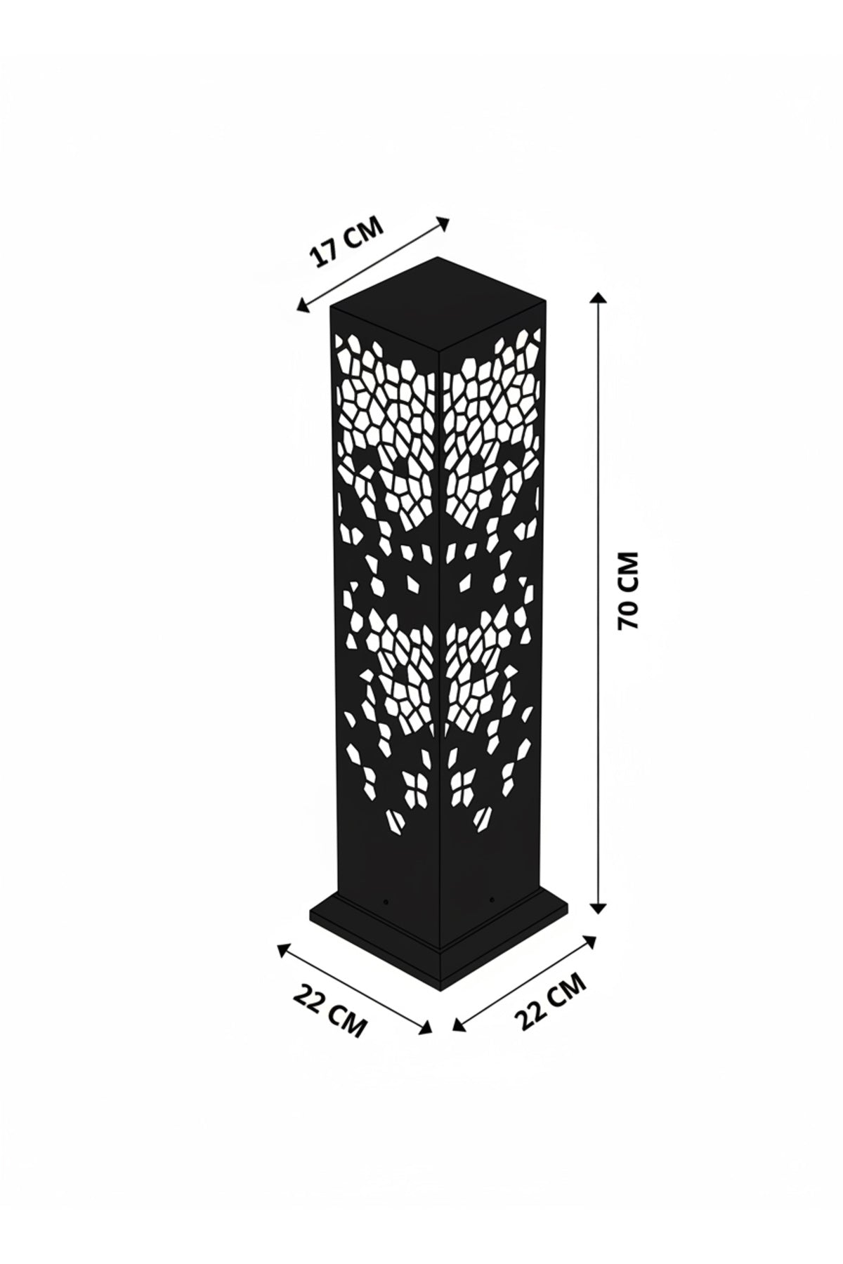 Modern Desenli Bahçe Aydınlatma-Dekoratif Dış Mekan Aydınlatma-Bollard Dış Mekan Lamba