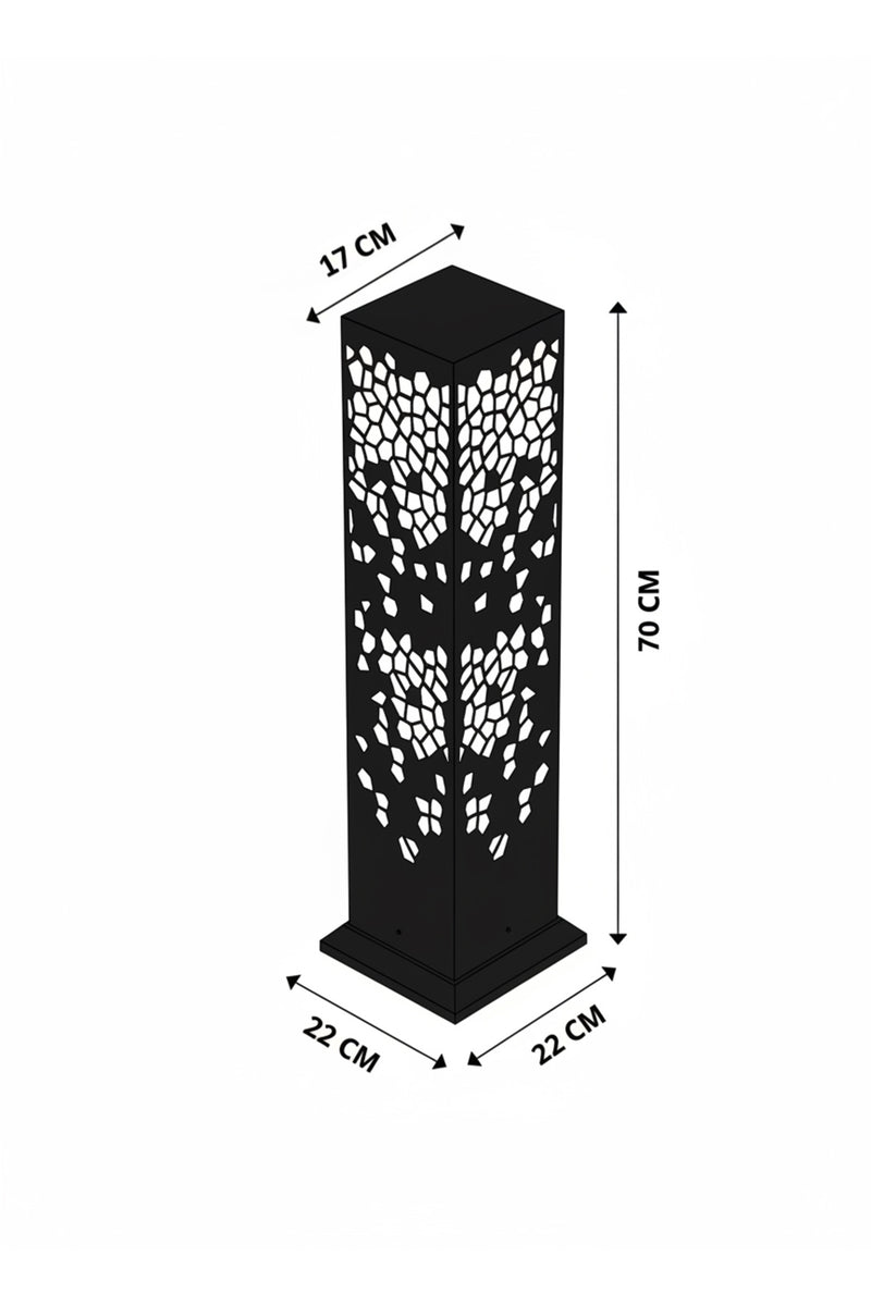Modern Desenli Bahçe Aydınlatma-Dekoratif Dış Mekan Aydınlatma-Bollard Dış Mekan Lamba