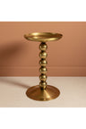 Antik Pirinç Eskitme Dekoratif Metal Stand –