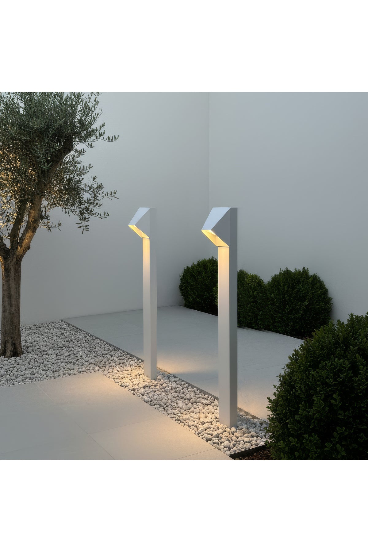 Modern Bahçe Aydınlatma Direği - 75 cm Dış Mekan Yürüyüş Yolu Bollard Aydınlatma Armatürü
