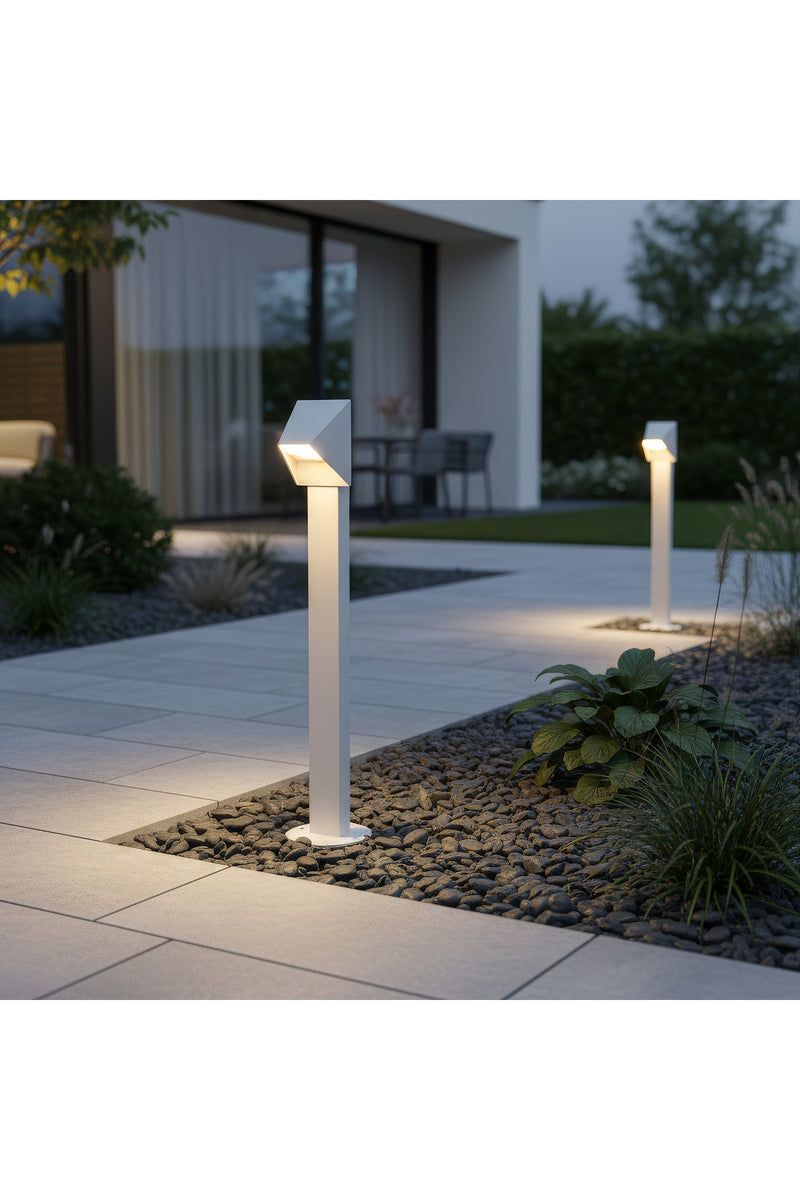 Modern Bahçe Aydınlatma Direği - 75 cm Dış Mekan Yürüyüş Yolu Bollard Aydınlatma Armatürü