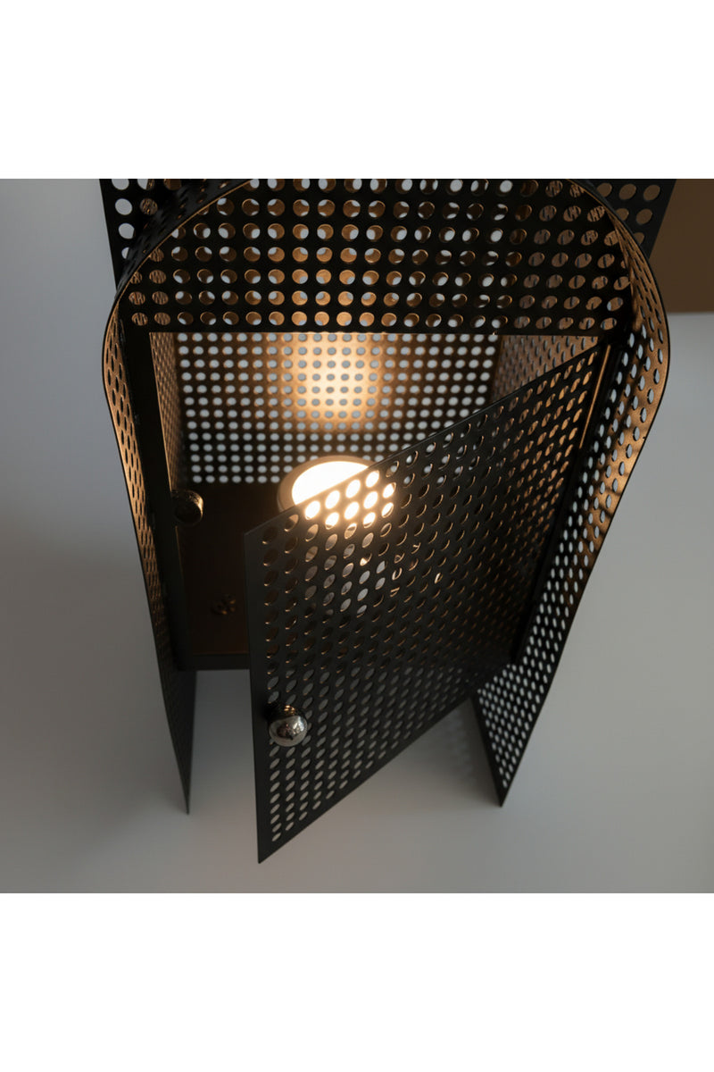 Modern Delikli Metal Dekoratif Masa Lambası 220V Fişli Büyük / Küçük Boy