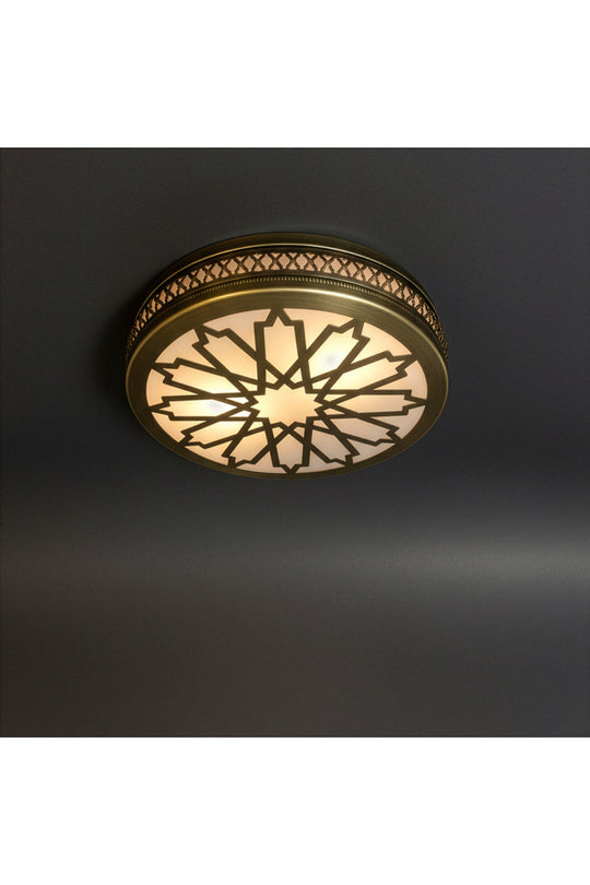 Dekoratif Desenli Tavan Apliği Modern Plafonyer Tavan Lambası