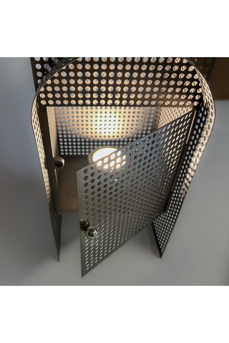 Modern Delikli Metal Dekoratif Masa Lambası 220V Fişli Büyük / Küçük Boy