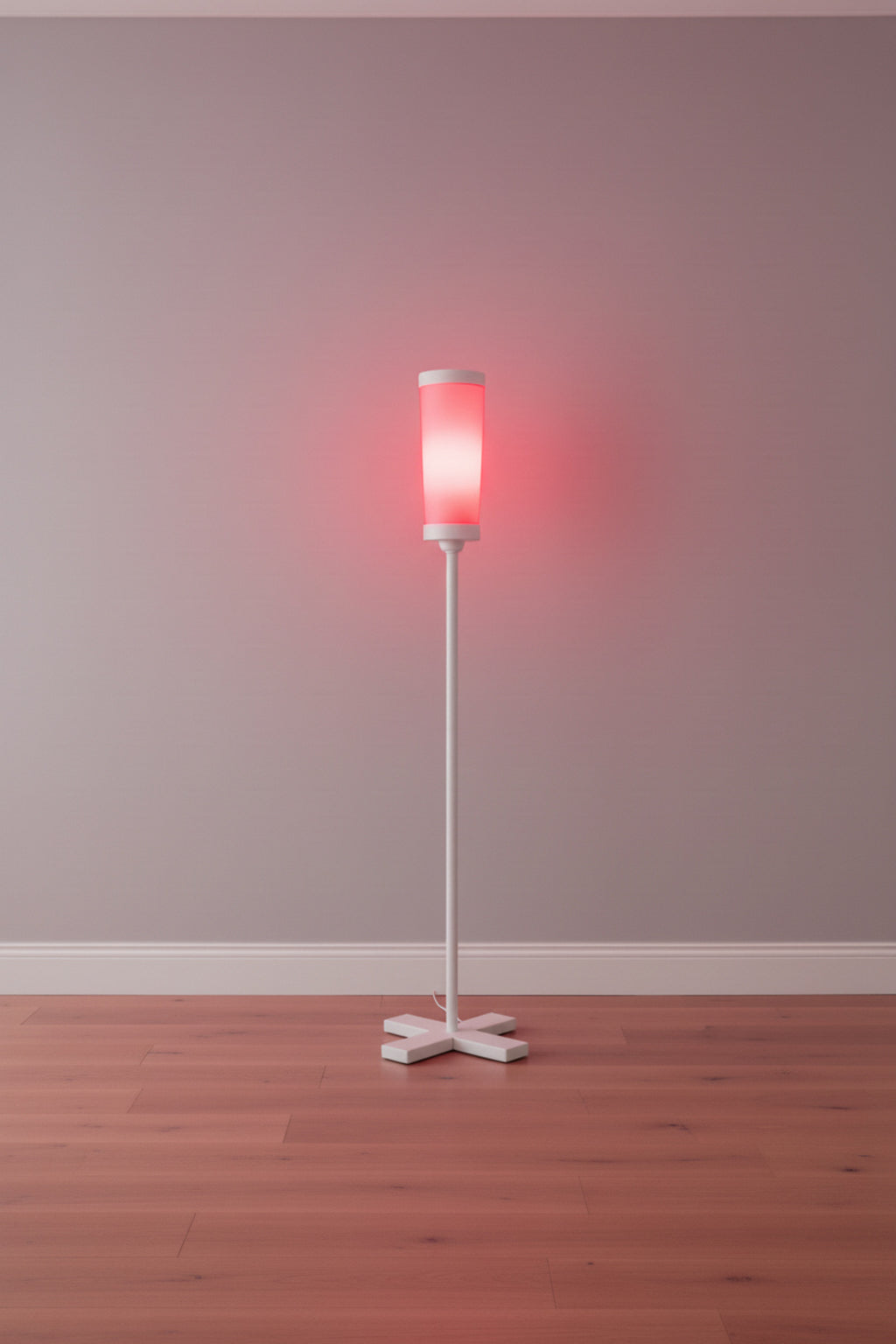 Akrilik LED Lambader RGB – Uzaktan Kumanda ile Renk Ayarlı Ayaklı Lamba