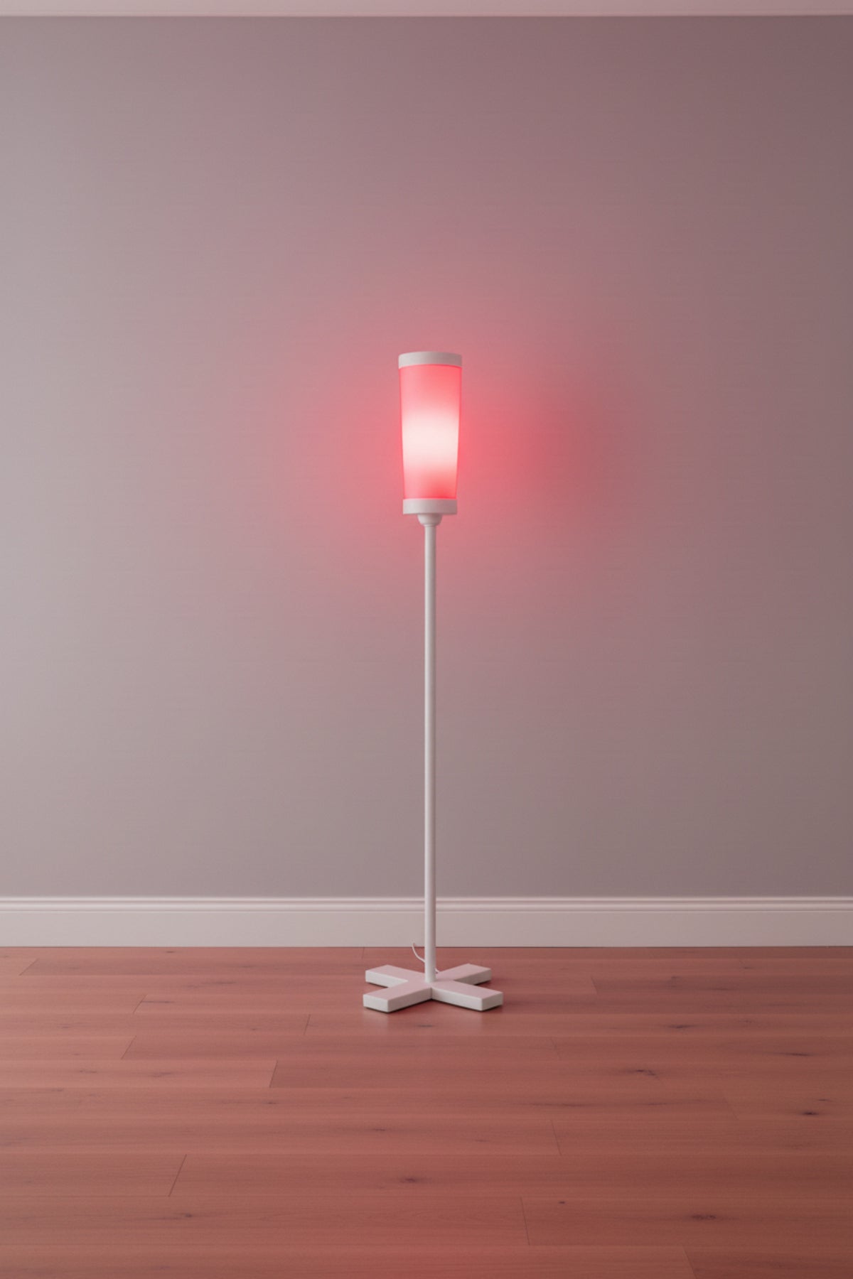 Akrilik LED Lambader RGB – Uzaktan Kumanda ile Renk Ayarlı Ayaklı Lamba