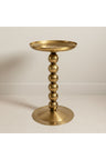 Antik Pirinç Eskitme Dekoratif Metal Stand –