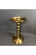 Antik Pirinç Eskitme Dekoratif Metal Stand –