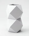 Origami Yüksek Saksı mat beyaz